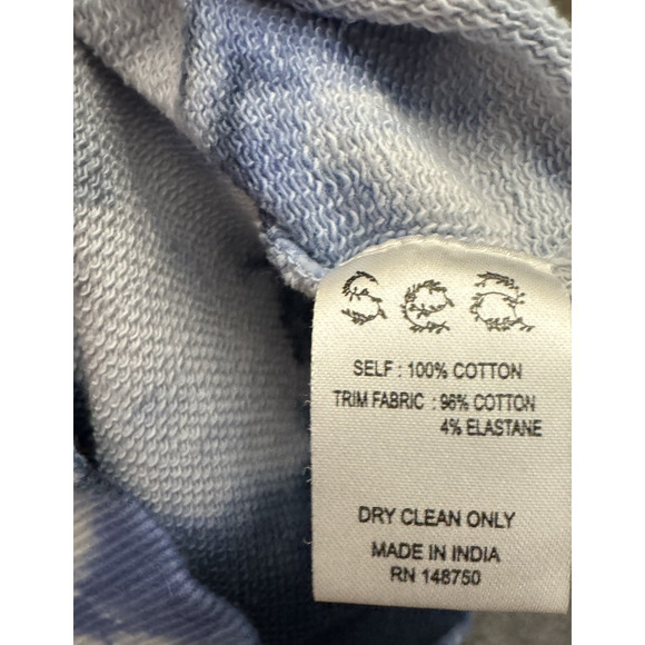 Sea New York Girls' Celestia Tie Dye Sweatshirt Navy SIze 5/7Y - Picture 7 of 7